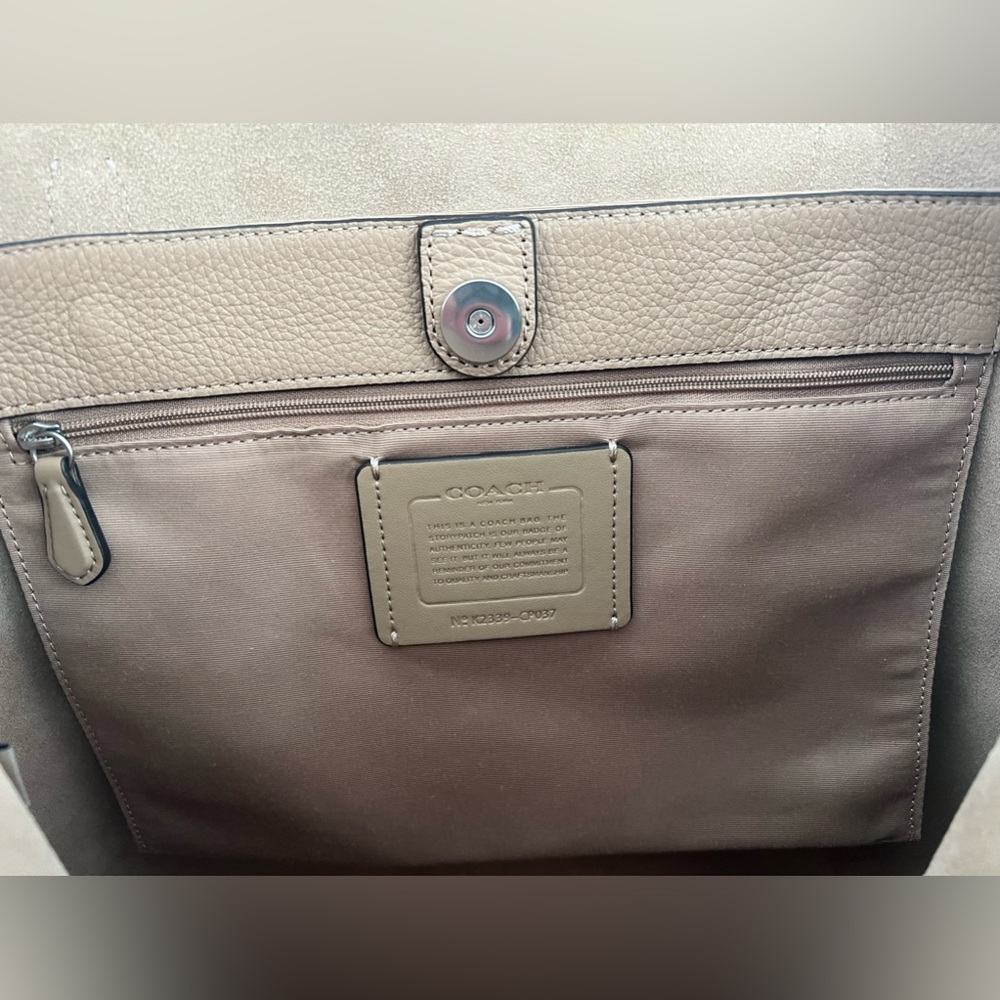 Coach handbag CP037 THEA TOTE Chalk - Picture 8 of 16